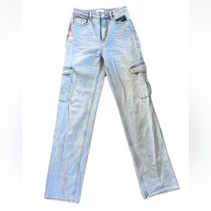 Cargo 90's Boyfriend Jeans PacSun Women's Light Blue High Waist 26